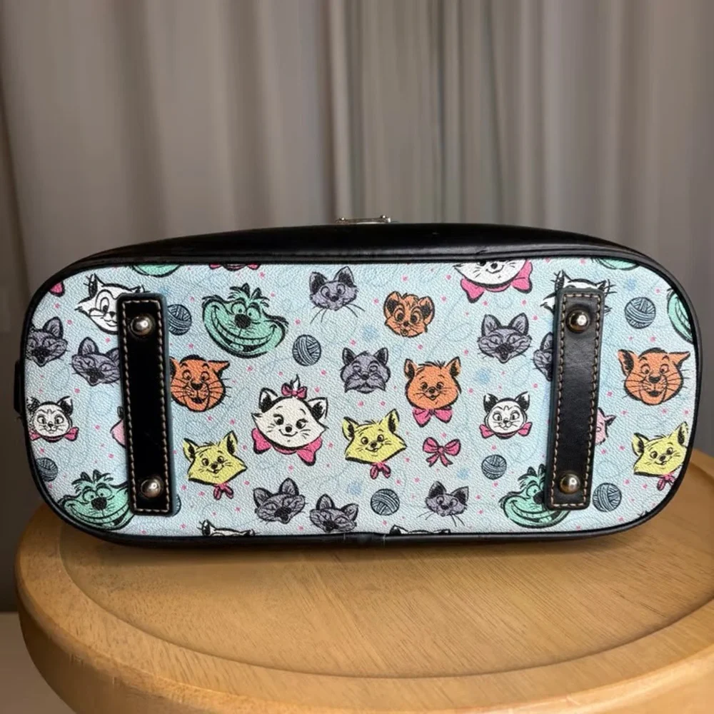 Dooney & Bourke Cat Print Pet Carrier - Blue and Black
